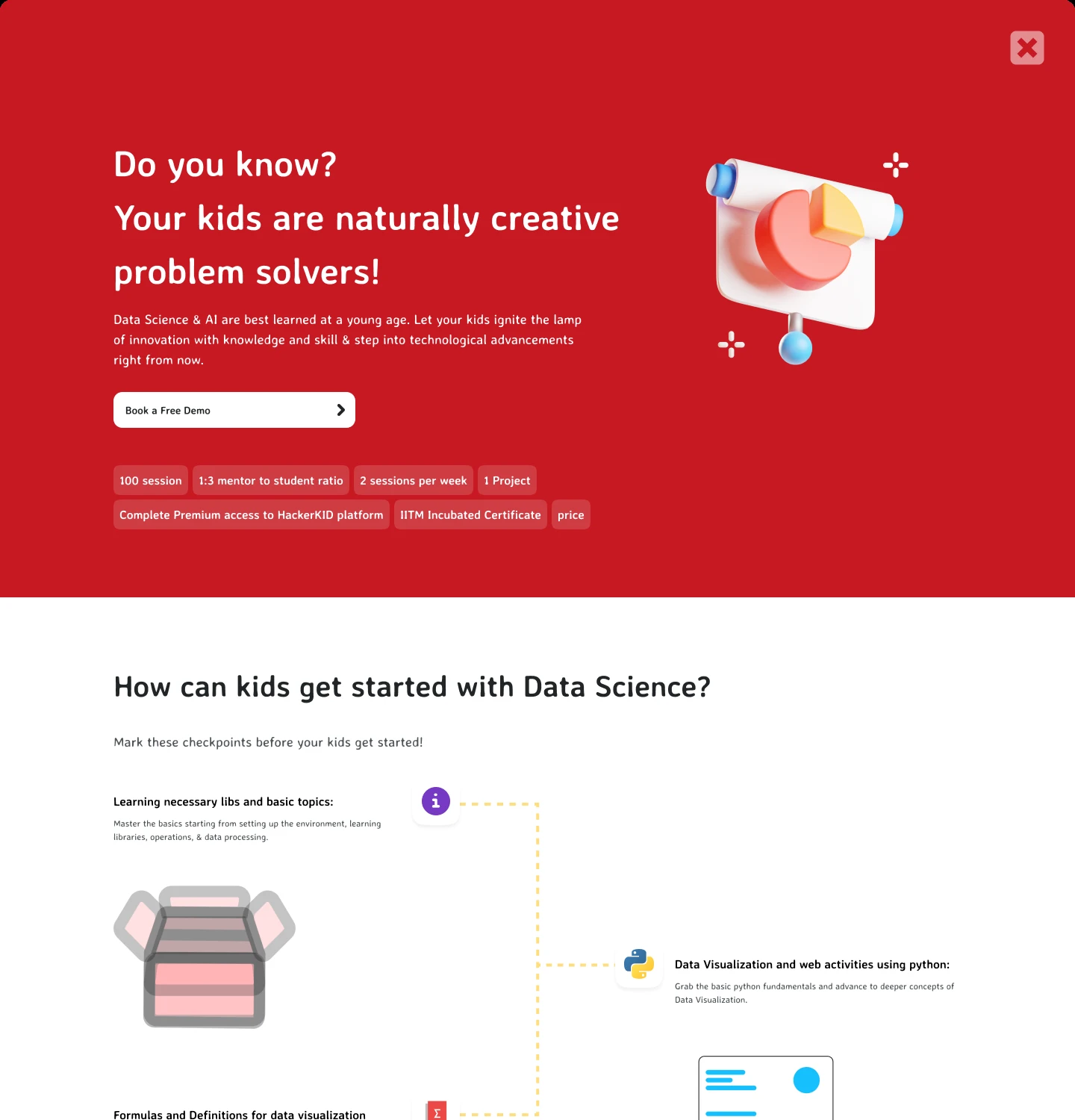 The AI course page