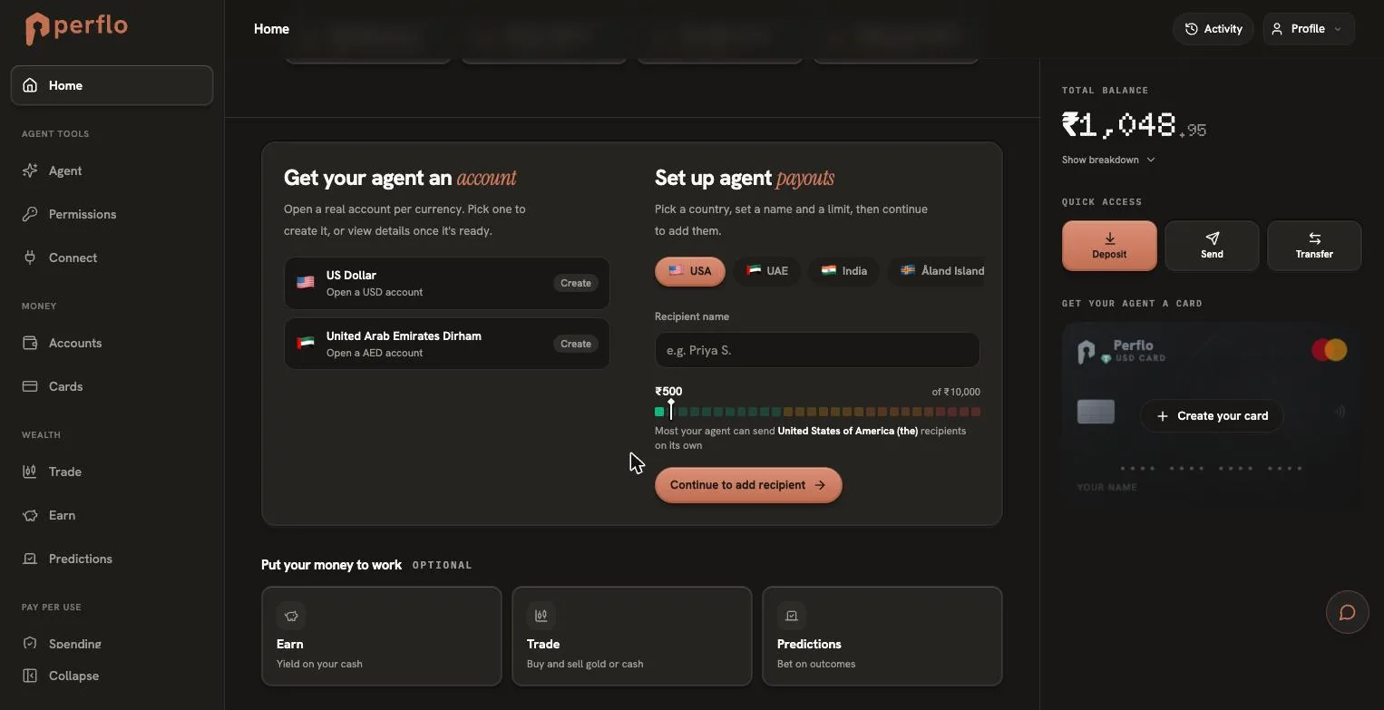 A long single-column page mixing balance, policy, onboarding and marketing.